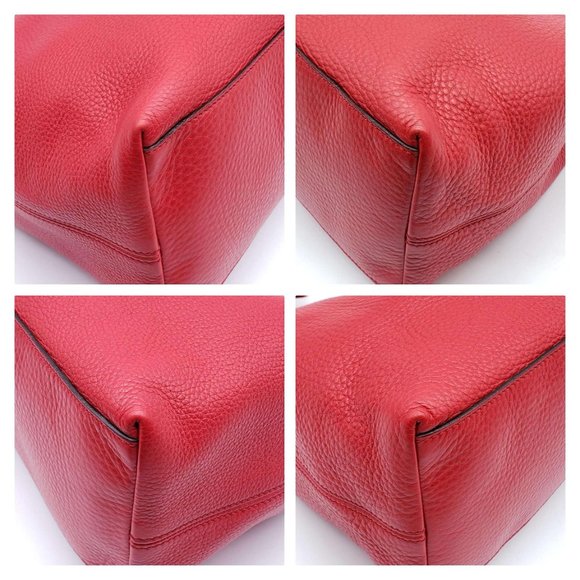 100% Authentic Gucci Soho Medium Red Shoulder Bag - Picture 8 of 16